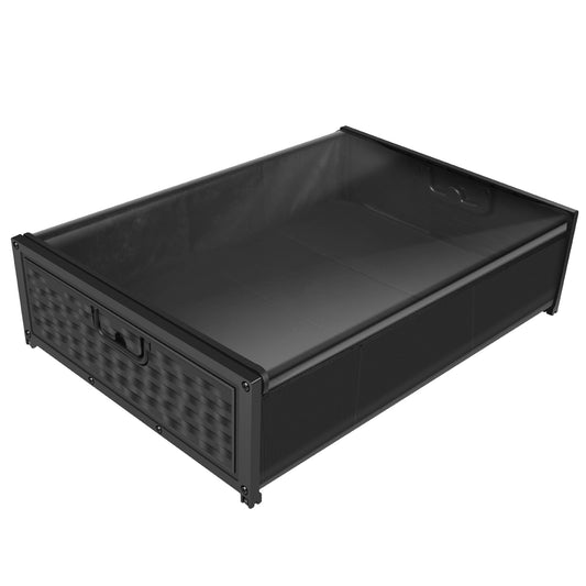 Under Bed Storage Containers with Wheels Rolling Under Bed Storage Bins with Clear Cover Breathable Underbed Storage Box Space Saving Detachable Under Bed Storage Container for Clothes Toys Books