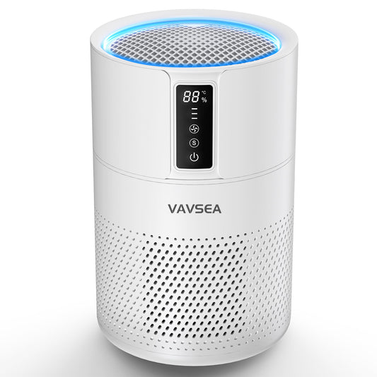 VAVSEA Air Purifier, HEPA Air Filter for Home Large Room up to 600 Sqft, Air Cleaner for Pet Hair, Allergies, 99.97% Smokers, Odors, Dust, Pollen, Odor Eliminators for Bedroom