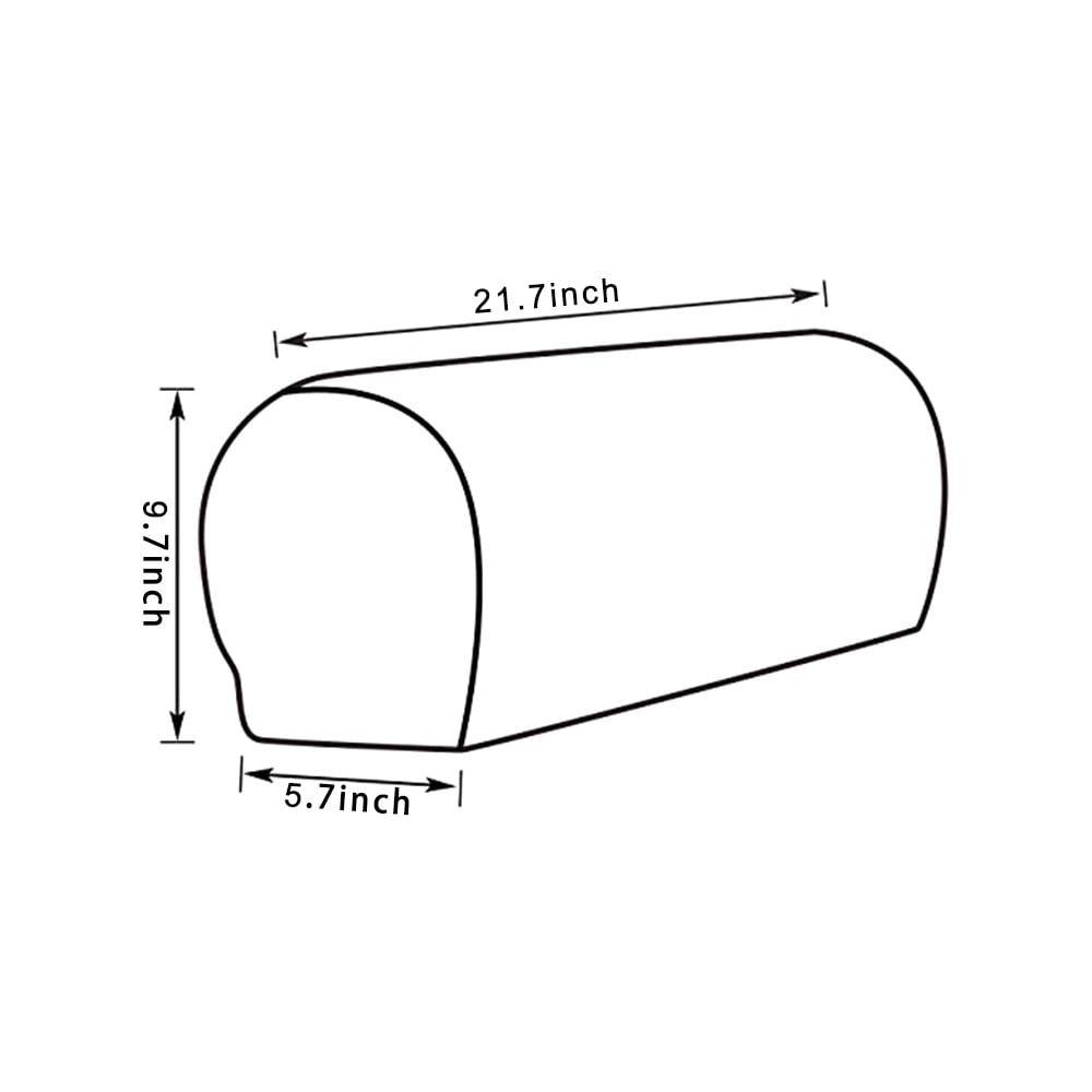 2Packs Stretch Armrest Covers Sofa Arm Covers for Chairs Couch Anti-Slip Armchair Furniture Slipcovers for Recliner Sofa Armrest Protector Recliner