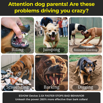 HAIKUADAY Dog Bark Deterrent Devices with 3 Sonic emitters 50ft Range, Professional Anti Bark Device, Best Behavior Aid - Barking Silencer Indoor & Outdoor, LED Flashlight, Rechargeable