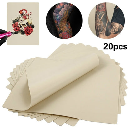 10/20pcs Learning Blank Tattoo Tattooing Fake False Practice Skin Synthetic Tattoo Practice Skin