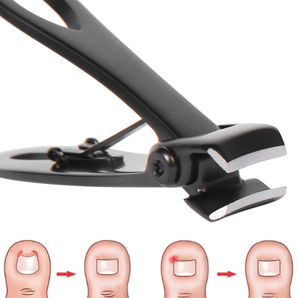 HOTBEST Thick Nail Clippers Wide Jaw Cutter, Toenails Fingernails, Stainless Steel Heavy, Seniors Adults