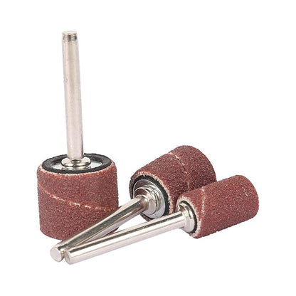 EUWBSSR 132PCS Drum Sander Set Sanding Drums Nail Sanding Band Sleeves and Drum Mandrels for Dremel Rotary Drill Tool