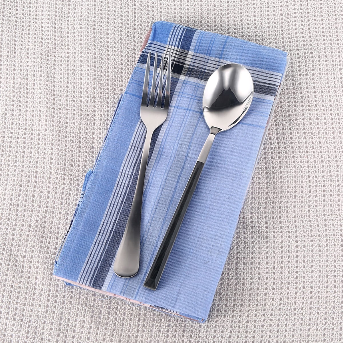 12Pcs Handkerchiefs for Men,Evjurcn Soft 100% Cotton Pocket Square,Men's Handkerchiefs Gift Set Multicolor Plaid Hankies Great Father's Day Gift Idea, Fashion and Classic
