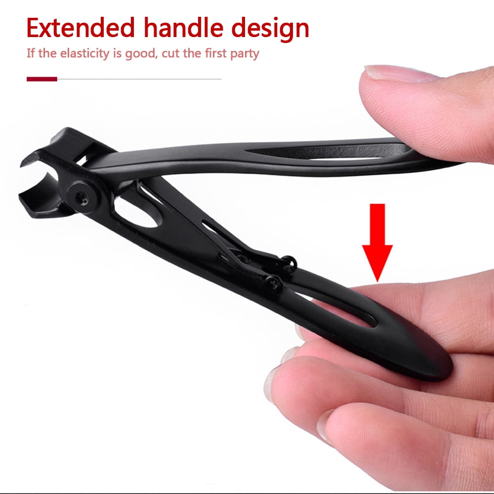 HOTBEST Thick Nail Clippers Wide Jaw Cutter, Toenails Fingernails, Stainless Steel Heavy, Seniors Adults