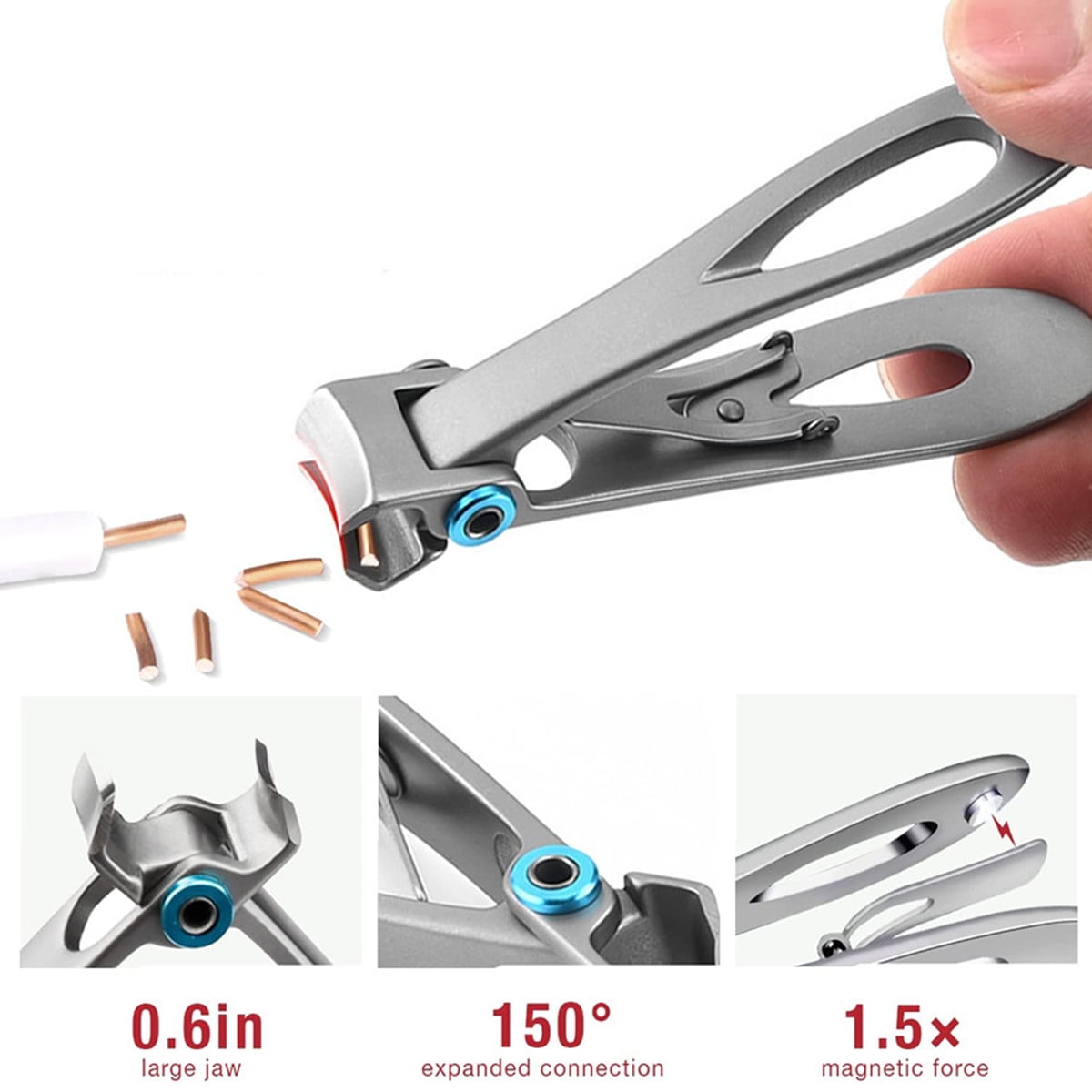 Tcwhniev Podiatrist Toenail Clippers,10 Pcs Toe Nail Clippers for Thick Nails and Ingrown Toenails,Professional Toenail Clippers Set,Toe Nail Clippers for Adult and Seniors