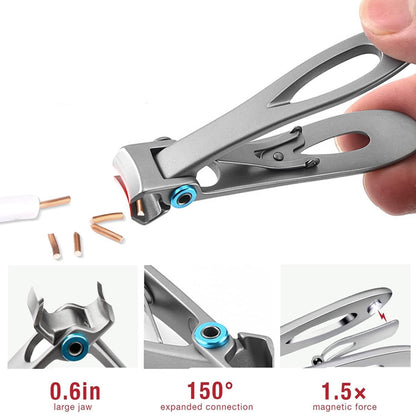 Tcwhniev Podiatrist Toenail Clippers,10 Pcs Toe Nail Clippers for Thick Nails and Ingrown Toenails,Professional Toenail Clippers Set,Toe Nail Clippers for Adult and Seniors