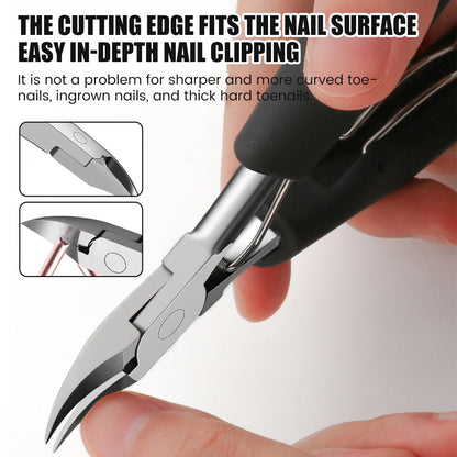 Austok Podiatrist Toenail Clippers Set,7Pcs Nail Clippers Set for Thick Toenails and Ingrown Toenails,Professional Toenail Clippers Set,Toe Nail Clippers for Adult and Seniors