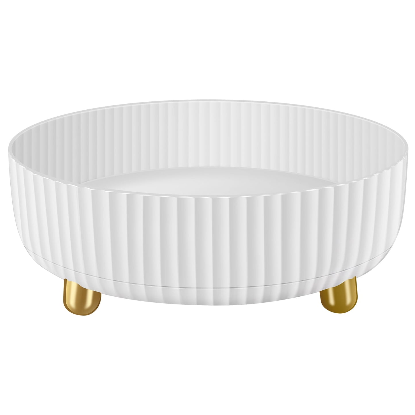 Wekvgz Makeup Perfume Organizer Large Capacity Lazy Susan Turntable Reusable 360 Rotating Condiment Holder Non-slip Lazy Susan Storage Organizer Round Rotating Spice Racks 22 X 22 X 7.5cm