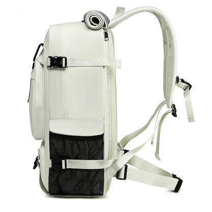 Travel Backpack 50L New Premium - Unisex Extra Large Laptop Backpack for Hiking, Climbing & Business Trips, Waterproof,Green