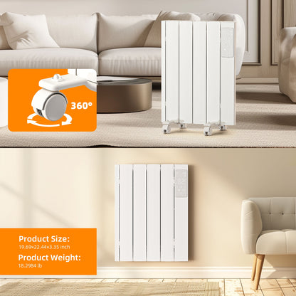 BREEZEHEAT Mechanical version 800W aluminum space heater