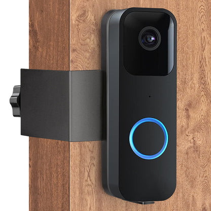 Tcwhniev Anti-Theft Doorbell Mount Compatible with Blink Video Doorbell Mount Doorbell Camera Mount Punch Free Doorbell Mounting Bracket Not Block Doorbell Sensor No-Drill Video Doorbell Mount,Black