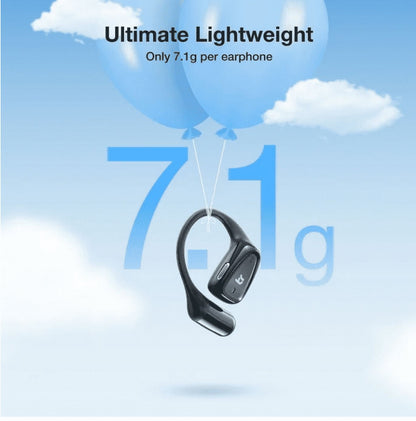 TOPVISION Open Ear Headphones, Bluetooth 5.4 Wireless Earbuds, IPX5, 40H Playtime Indoor/Outdoor Modes Sports Earphones for Running Workout Gym