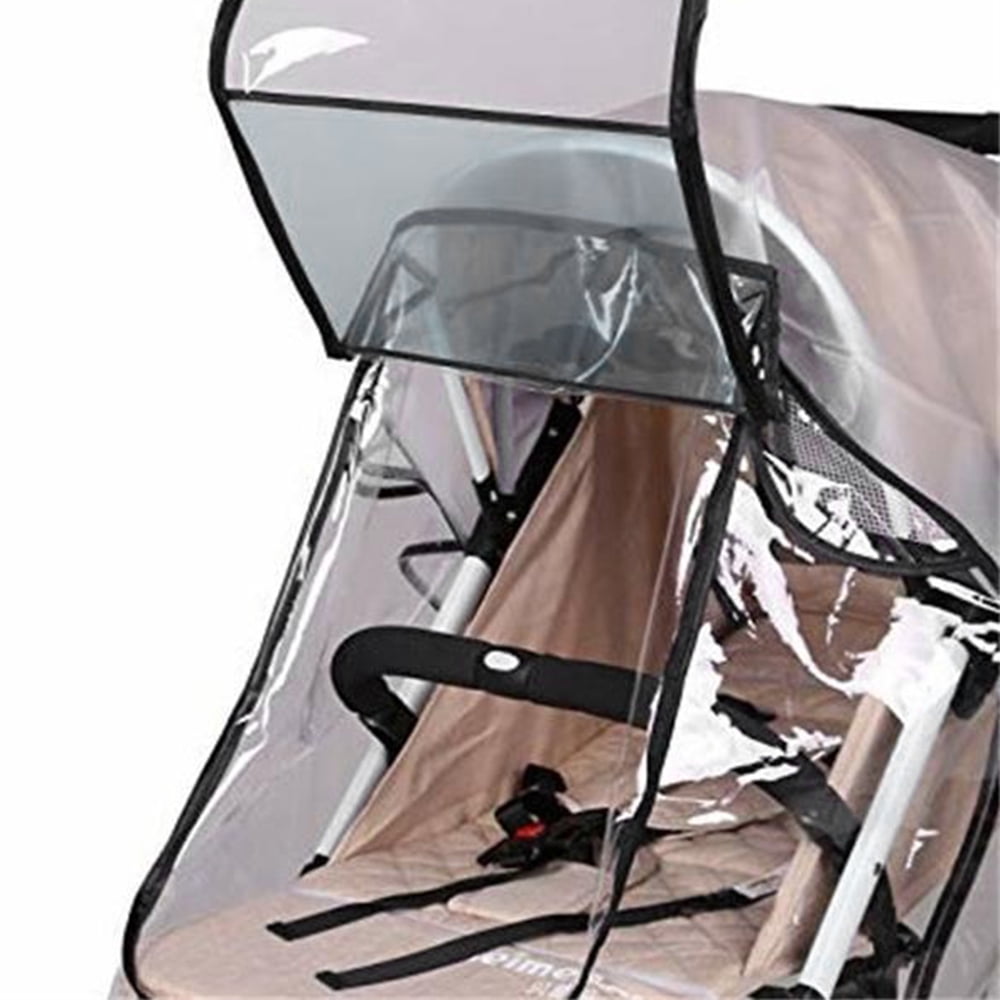 Qenwkxz Universal Stroller Raincover Rain Cover for Pushchair Buggy Pram Baby Travel Weather Shield