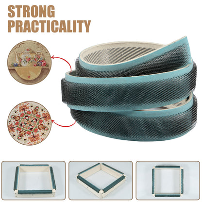 Austok Sturdy Gripper Strip Versatile Gripper Strip Solid Hooking Gripper Strip Rug Hooking Gripper Strip for Tufting Frame