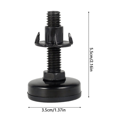 4 Pack Furniture Levelers Heavy Duty Furniture Leveling Feet Adjustable Leg Levelers for Cabinets Sofa Tables Chairs Raiser, Support 1320LBs