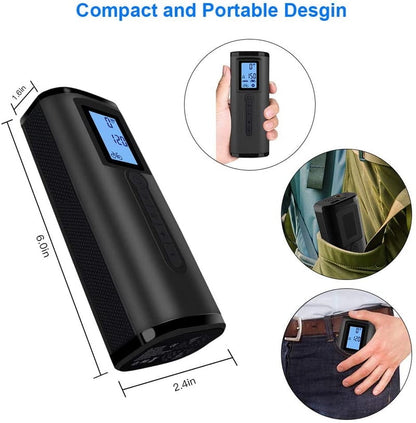 Tire Inflator Portable Air Compressor,150PSI Cordless Car Tire Air Pump