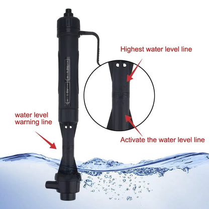 EUWBSSR Electric Aquarium Gravel Cleaner Fish Tank Vacuum Gravel Cleaner,Water Changer with Air-Pressing Button Water Hose Controller for Sand Washing Feces